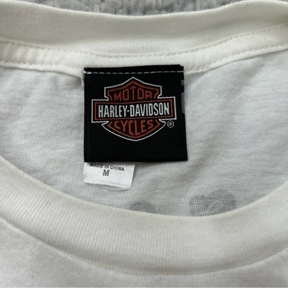 Harley Davidson Shirt Womens Medium Tee Authentic HD TShirt Wake up Rumble RIde - Picture 3 of 4